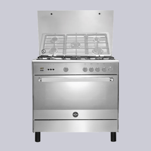 بوتاجاز لاجيرمانيا فري ستاند 90 × 60 - 5 شعلة غاز استانلس 9C103RC1X41WW