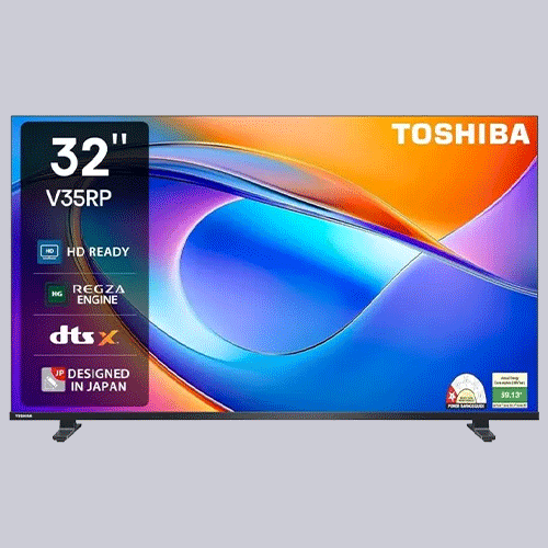 شاشة سمارت توشيبا، 32 بوصة، دقة HD، من نوع LED، ريسيفر داخلى، 32V35RP