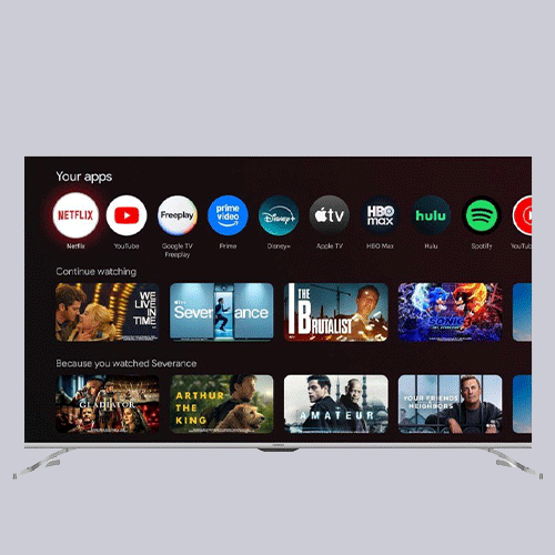 شاشة 55بوصة تورنيدو Q LED - 4K جوجل ريسيفر 55QA3400E